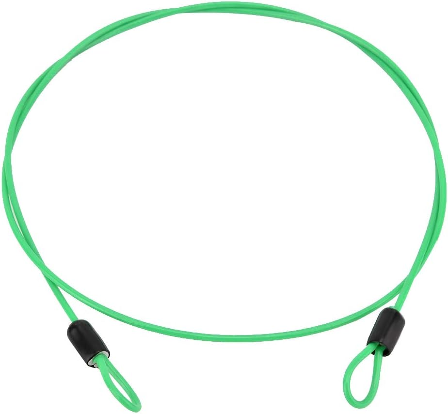 Outdoor Travel Security Cable Lock, 100CM/3.3ft 2mm Internal Steel Wire + Ext... - Picture 2 of 14