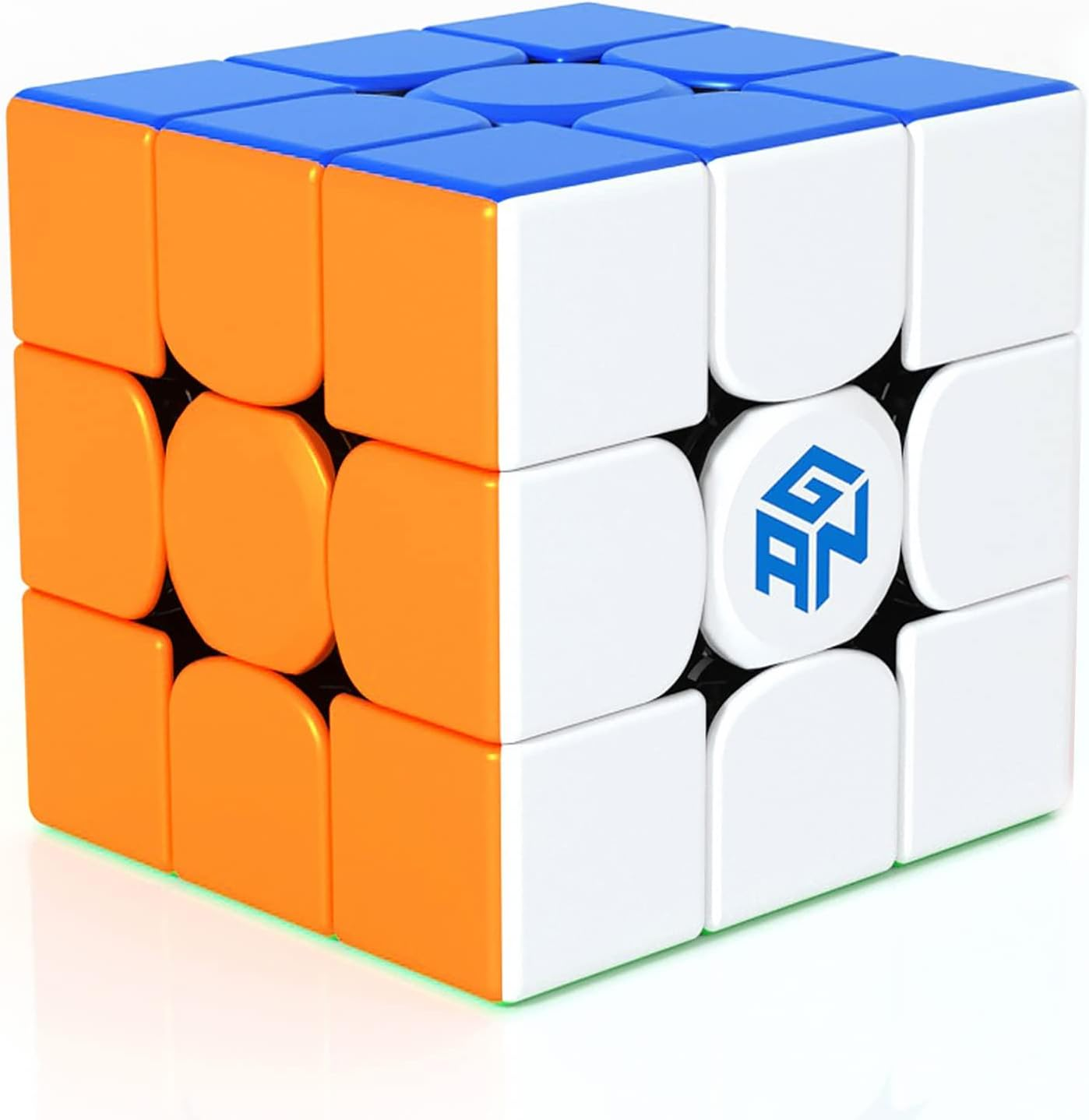 GAN 356 R S, 3X3 Speed Cube Gans 356RS Magic Cube Non-Magnetic (Stickerless)