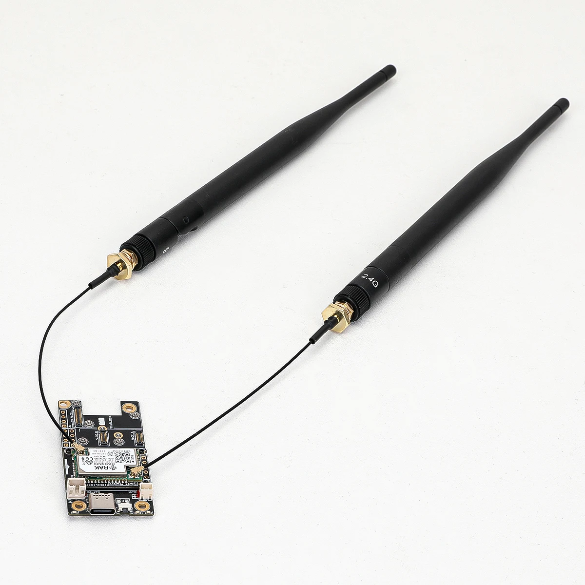 RAK4631 Meshtastic Meshcore Kit for LoRaWAN Wireless SX1262 868MHz 915MHz LoRa Module RAK19007 Base Board with Lora Antenna