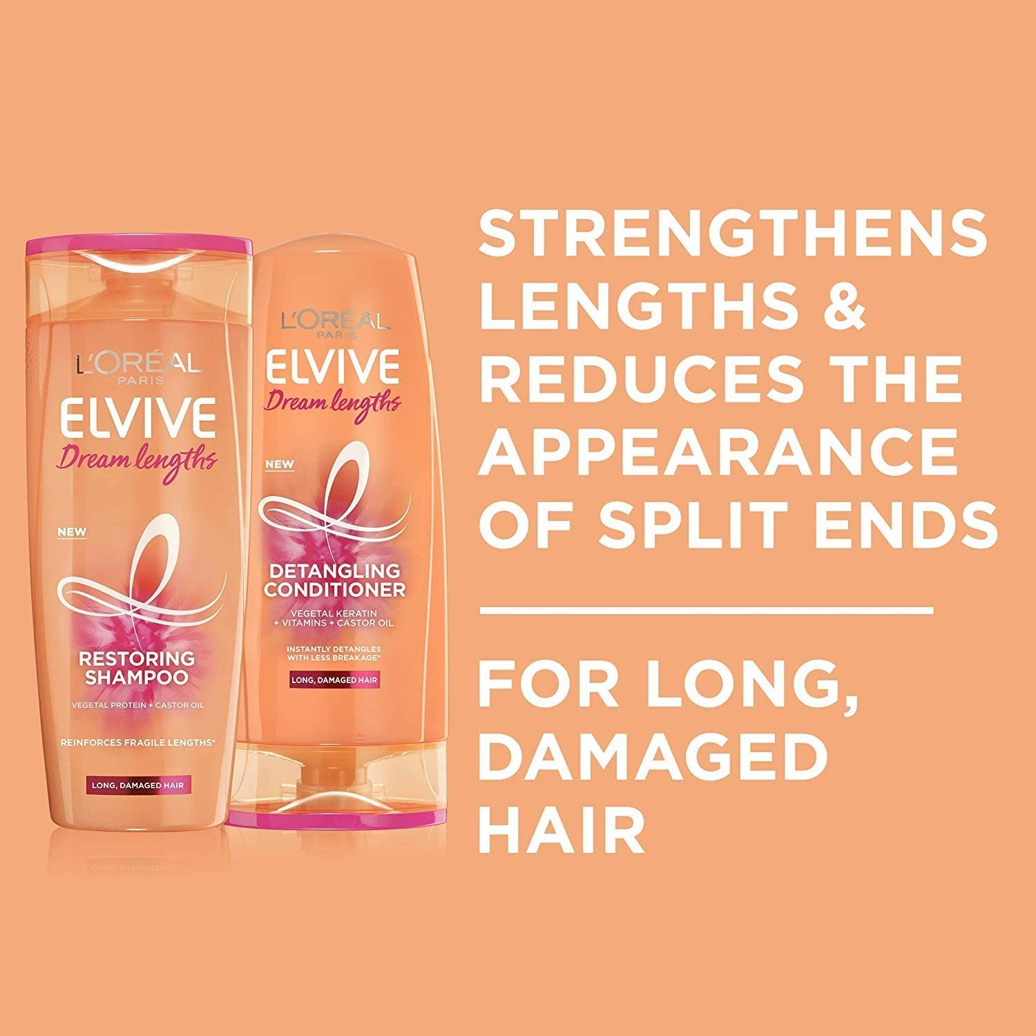 L’Oréal Paris Elvive Dream Lengths No Hair Cut Cream Leave-In Treatment 200ml... - Picture 5 of 13