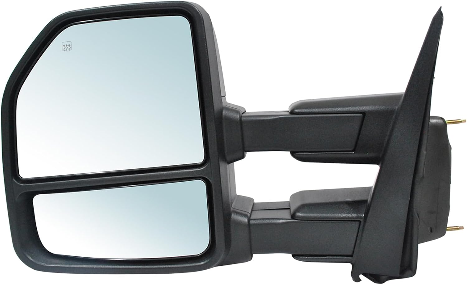Tow Mirrors for Ford F150 2015 2016 2017 2018 2019 2020 Left Driver Side Towing Mirrors with Power Heated Puddle Lights Turn Signal Auxiliary Lights Temperature Sensor
