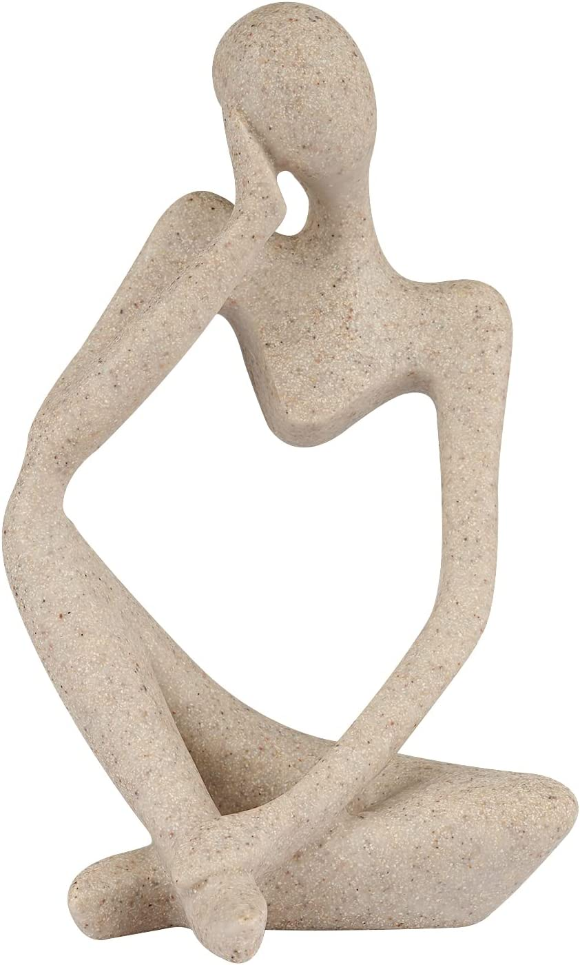 Abstract Sandstone Thinker Sculpture Small