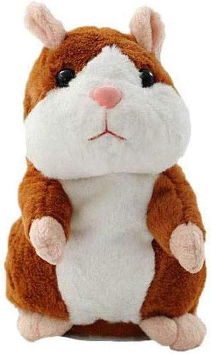 Plush Interactive Toys PRO Talking Hamster Repeats What You Say Electronic Pet Chatimals Mouse Buddy for Boy and Girl, 5.7 X 3 Inches