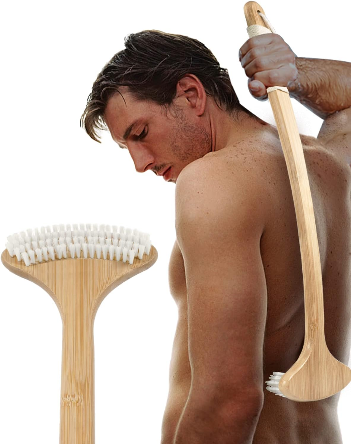 Renook Back Scratcher for Men, Extra Long Bamboo Back Scratcher 22