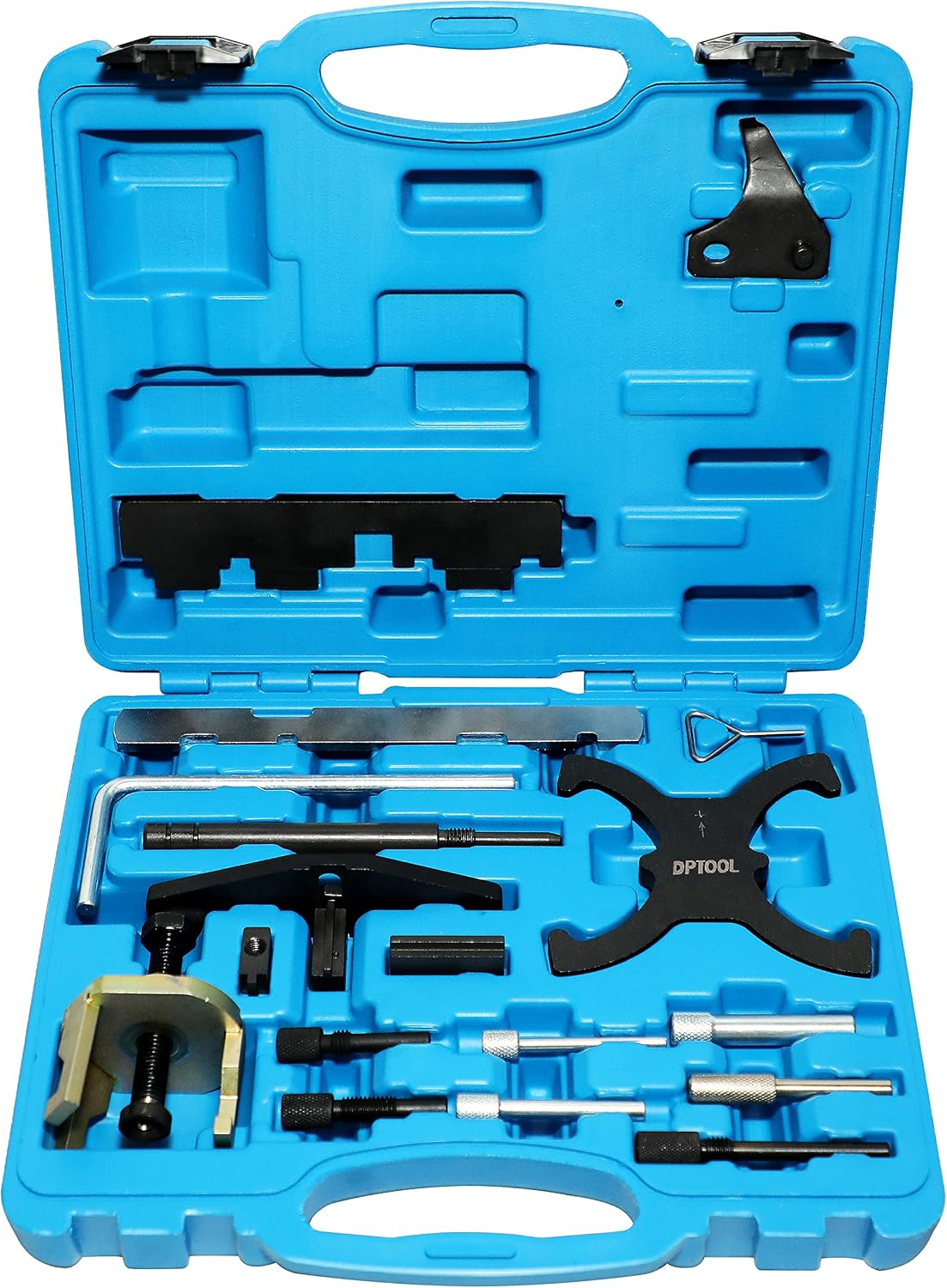Engine Timing Kit Compatible with Ford Mazda Camshaft Flywheel Locking Tools 1.4 1.6 1.8 2.0 Di/TDCi/TDDi ECOBOOST 1.6 Ti-VCT 1.5/1.6 VVT 2.3L 2.5L Cam Holding Tool 303-1097 303-1550 303-1556