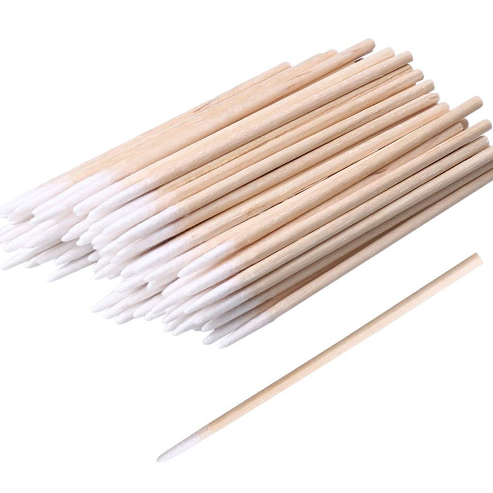 1200PCS Pointed Cotton Swabs, 4 inch Precision Microblading Cotton Swab Cotton