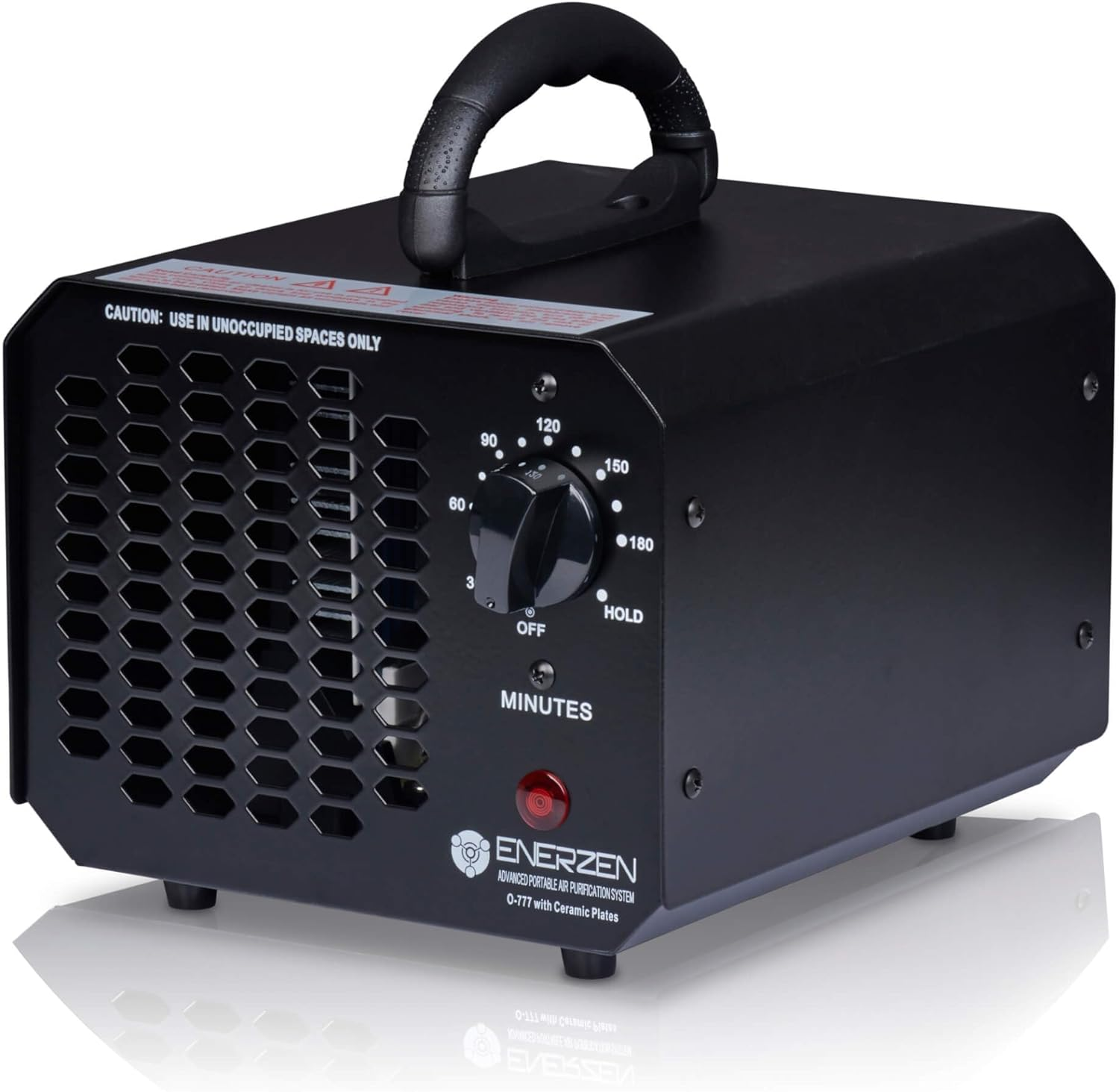 Enerzen Ozone Generator 60,000Mg Industrial O3 Air Purifier Deodorizer (60,000Mg - Black)