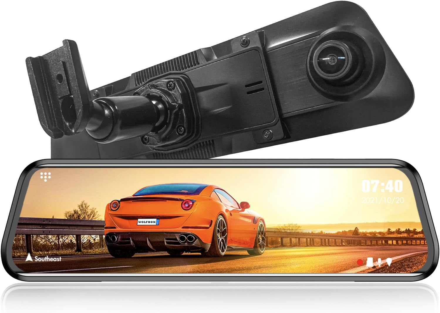 WOLFBOX OEM Bracket for USB C G900PRO/G850PRO/G840S/G840H/G850/G900 Mirror 