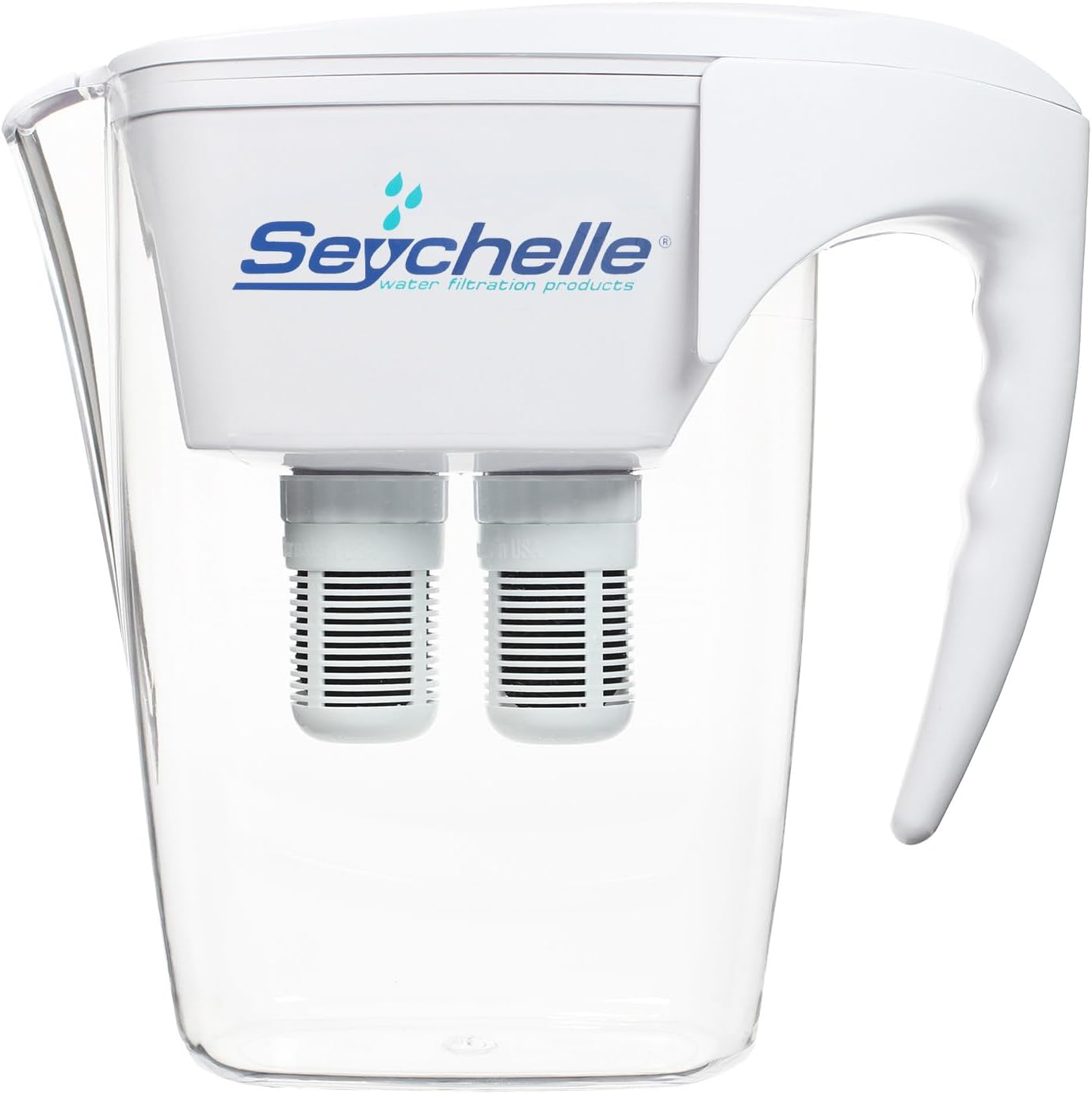 Ph2O Alkaline Water Filter Pitcher - Ph Enhancing Filtration - Usa-Made Filter, 64Oz