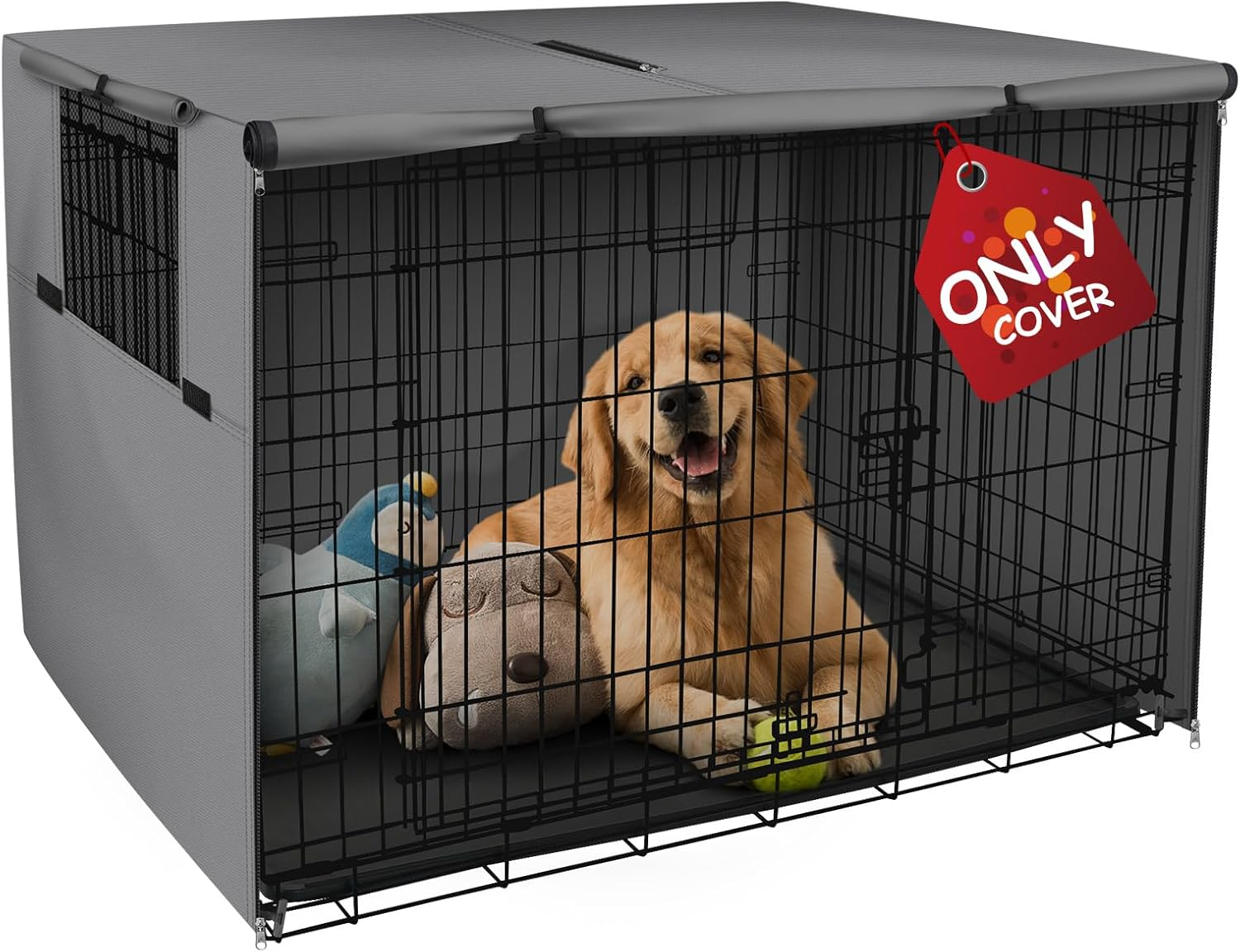 Explore Land - Funda para jaula para perros de 48 pulgadas, resistente