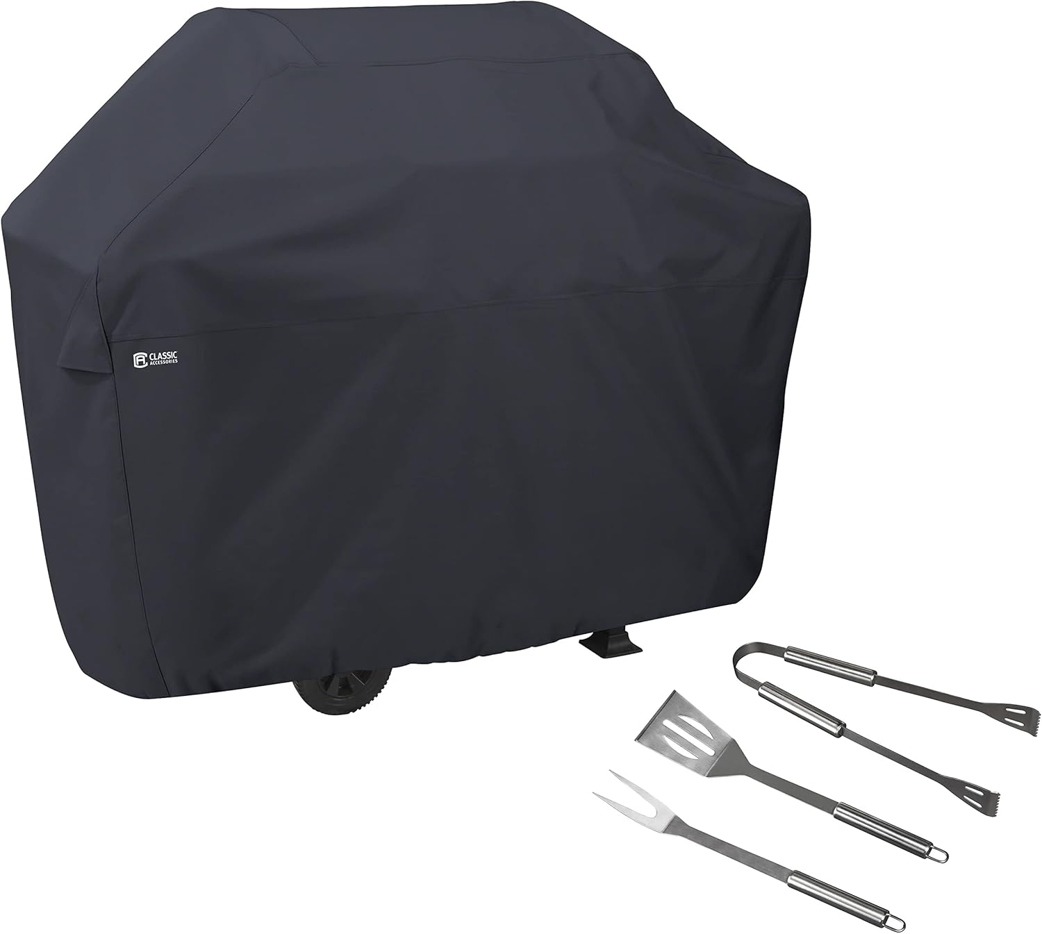 Water-Resistant 58 Inch BBQ Grill Cover with Grill Tool Set