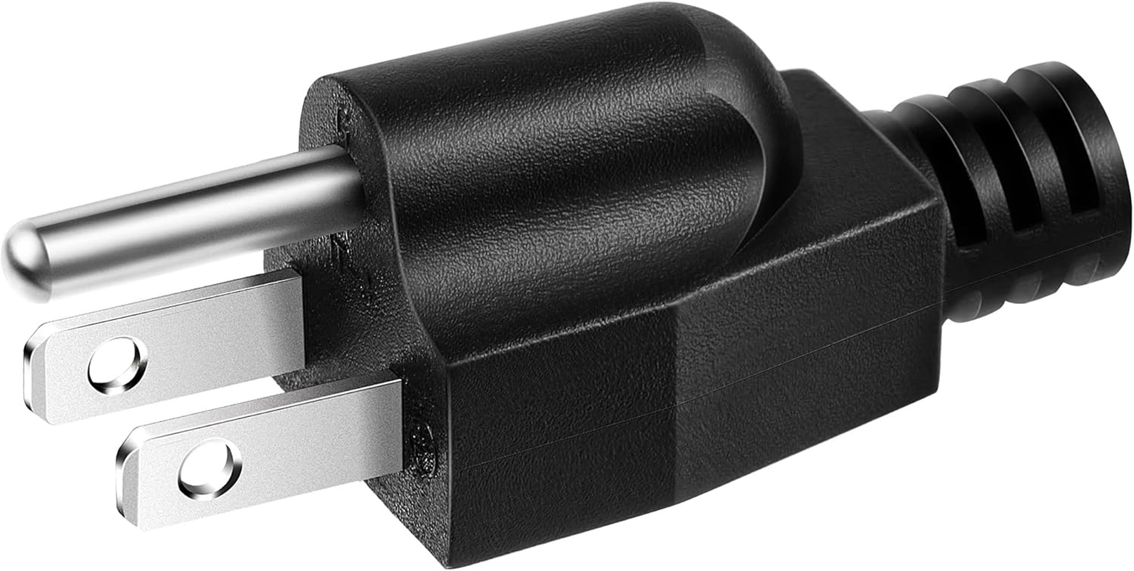 1 Pack Neutral Ground Bonding Plug for Portable Inverter Generator, Grounding Plug Surge Protector Generator with Floating Neutral on RV, Motorhome, Camper for Open Ground Error (Black)