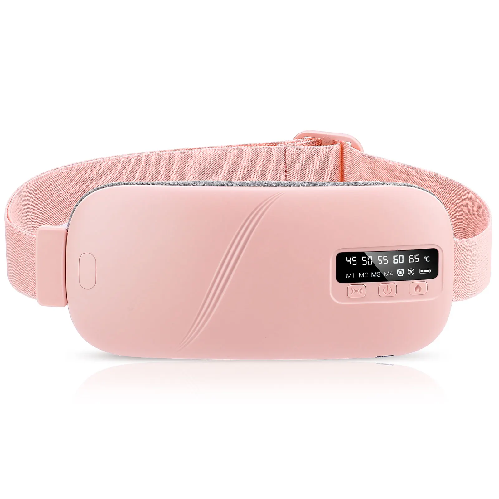 Electric Menstrual Period Massager Heating Massage Pad Belt for Female Waist Abdominal Lumbar Warm Belt Massage Device Vibration