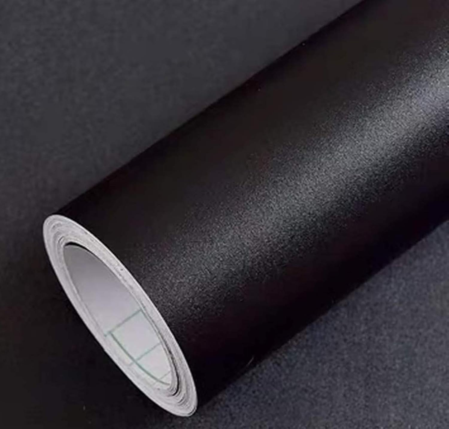 Yancorp Matte Black Contact Paper Solid Wallpaper Plain Vinyl Film Self-Adhesive Wallpaper Drawer Peel-Stick Countertop, 16