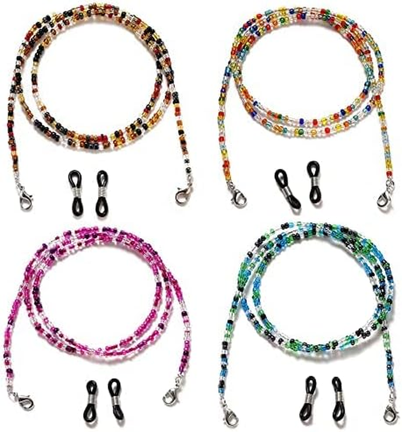 Eye Glasses String Holder Premium Beaded Eyeglass Holders around Neck Eyeglass