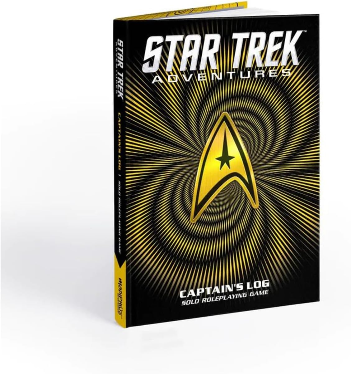 Star Trek Adventures: Captain'S Log Solo RPG - TOS Delta Edition - Hardcover Book, 2D20 Rolplaying Game, 326-Page Full-Color Digest Sized Book