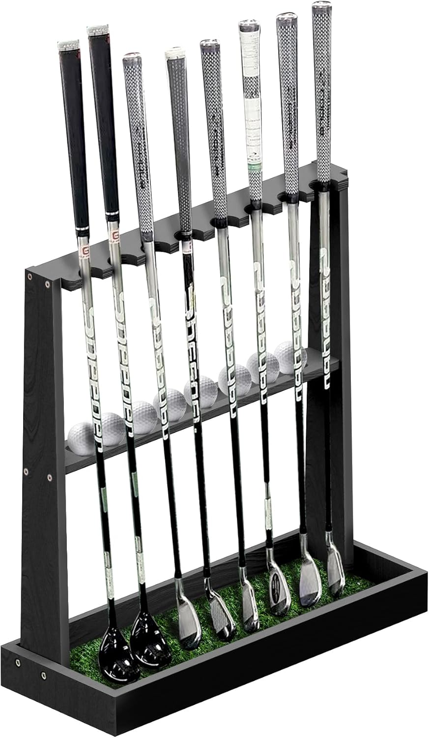 Golf Club Holder Stand,Wooden Club Rack Indoor Display Rack,Golf Club Organizer