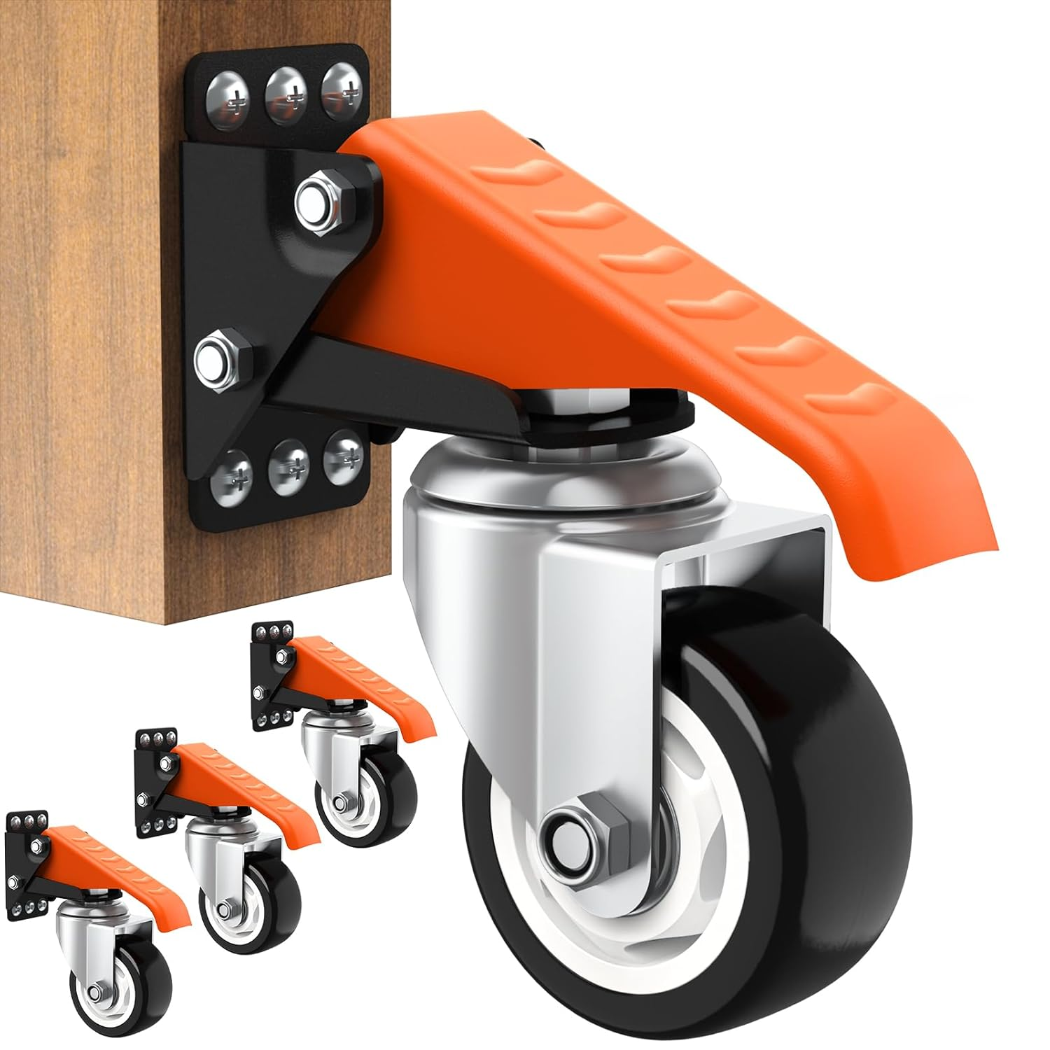 Workbench Casters Kit 880 Lbs Capacity, 3