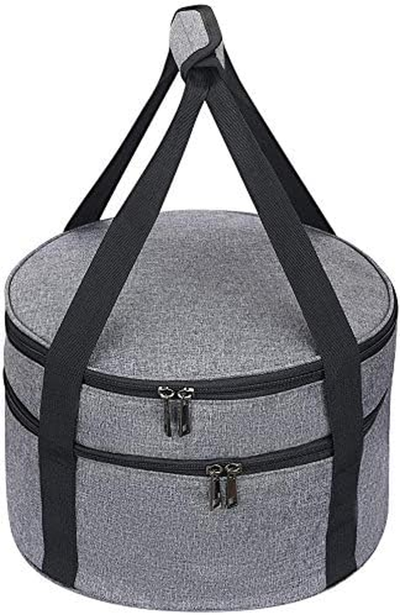 Casserole Carrier,Insulated Pie Carrier with Lid and Handle,Pie Carrier for Transport Pie Holders for Multiple Pies,Pie Carrying Case Casserole Carriers for Hot or Cold Food Picnic Pizza.12.5 Inch