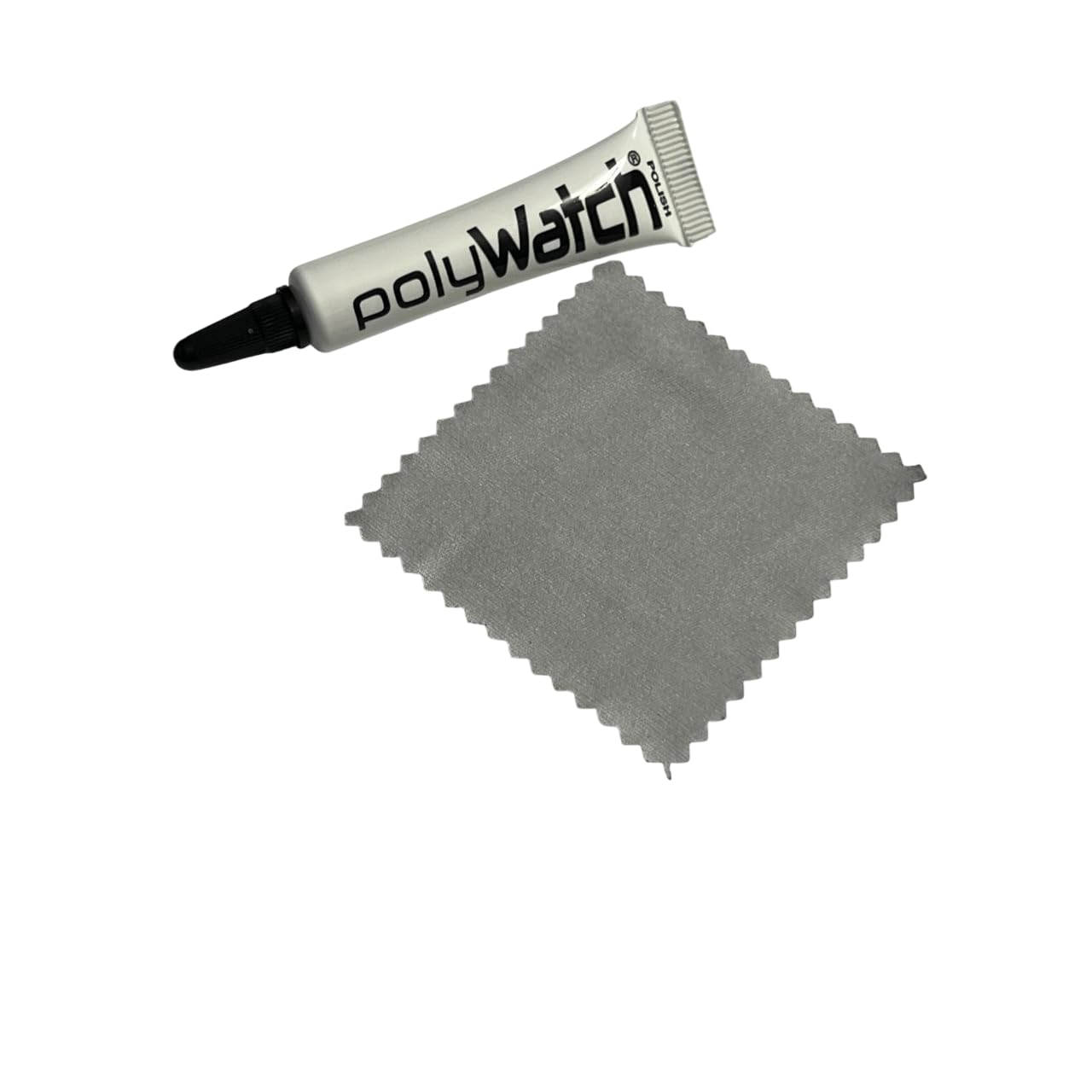 Poly Watch Plastic Crystal Glass Polish & Scratch Remover Repair Tool with Blue Cloth, 5 ml Tube