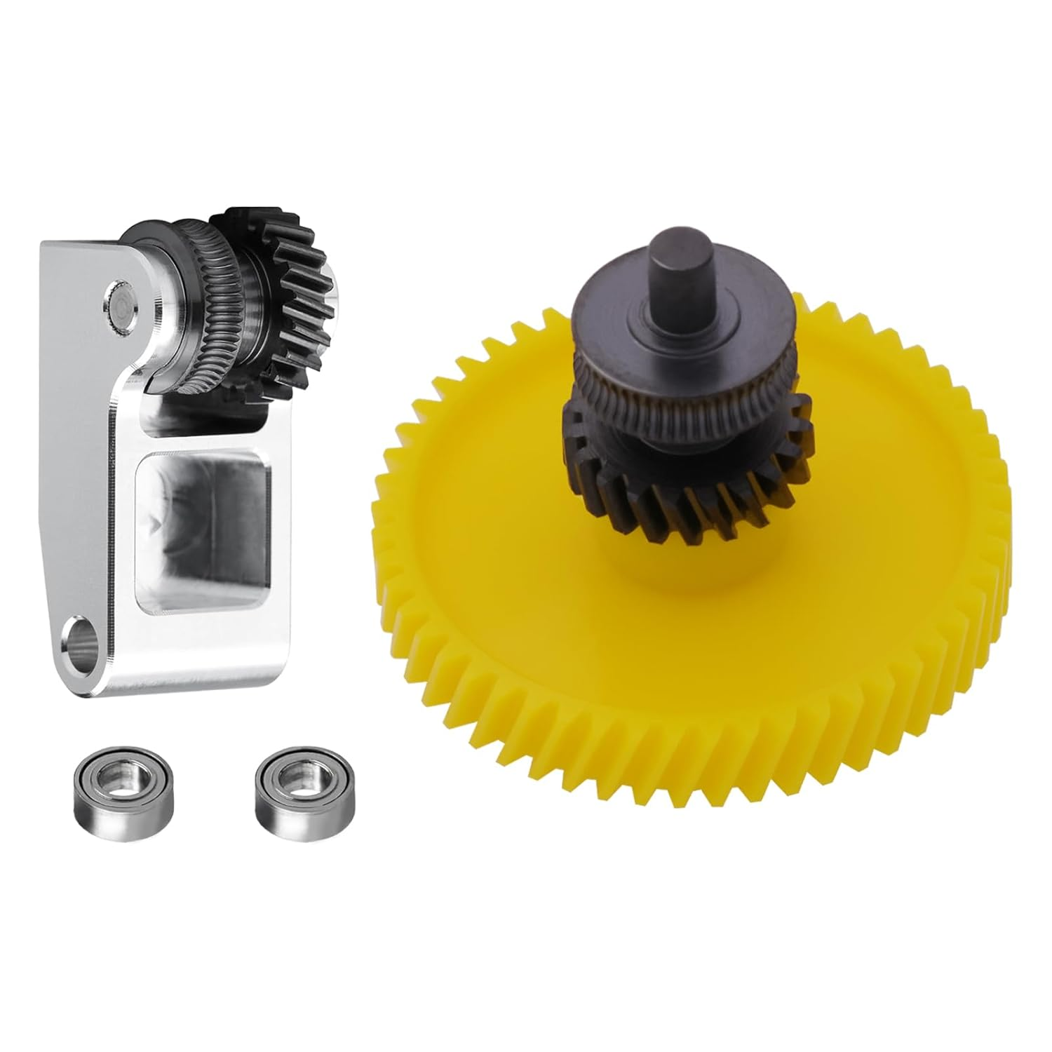 Hardened Steel Extruder Gear Kit for X1/P1 Series 3D Printers with Aluminum Handle