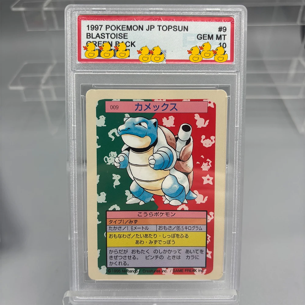 1997 Pokemon Japanese Topsun Blue Back Blastoise #9 PSA 10 GEM MINT Vintage Card