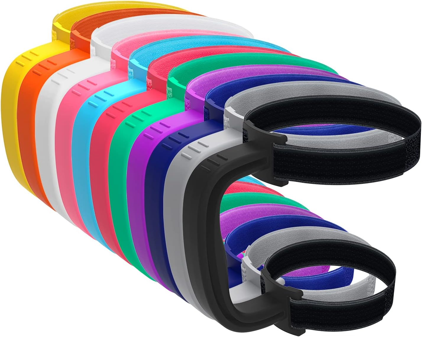 11 Colors Anti-Slip Adjustable Tumbler Cup Handle Fit 20 Oz to 44 Oz of YETI, RTIC, Ozark Trail, Simple Modern, SIC, SUNWILL, Tervis and More Brand Travel Tumbler Cup Mug NO Brand Limitid Black