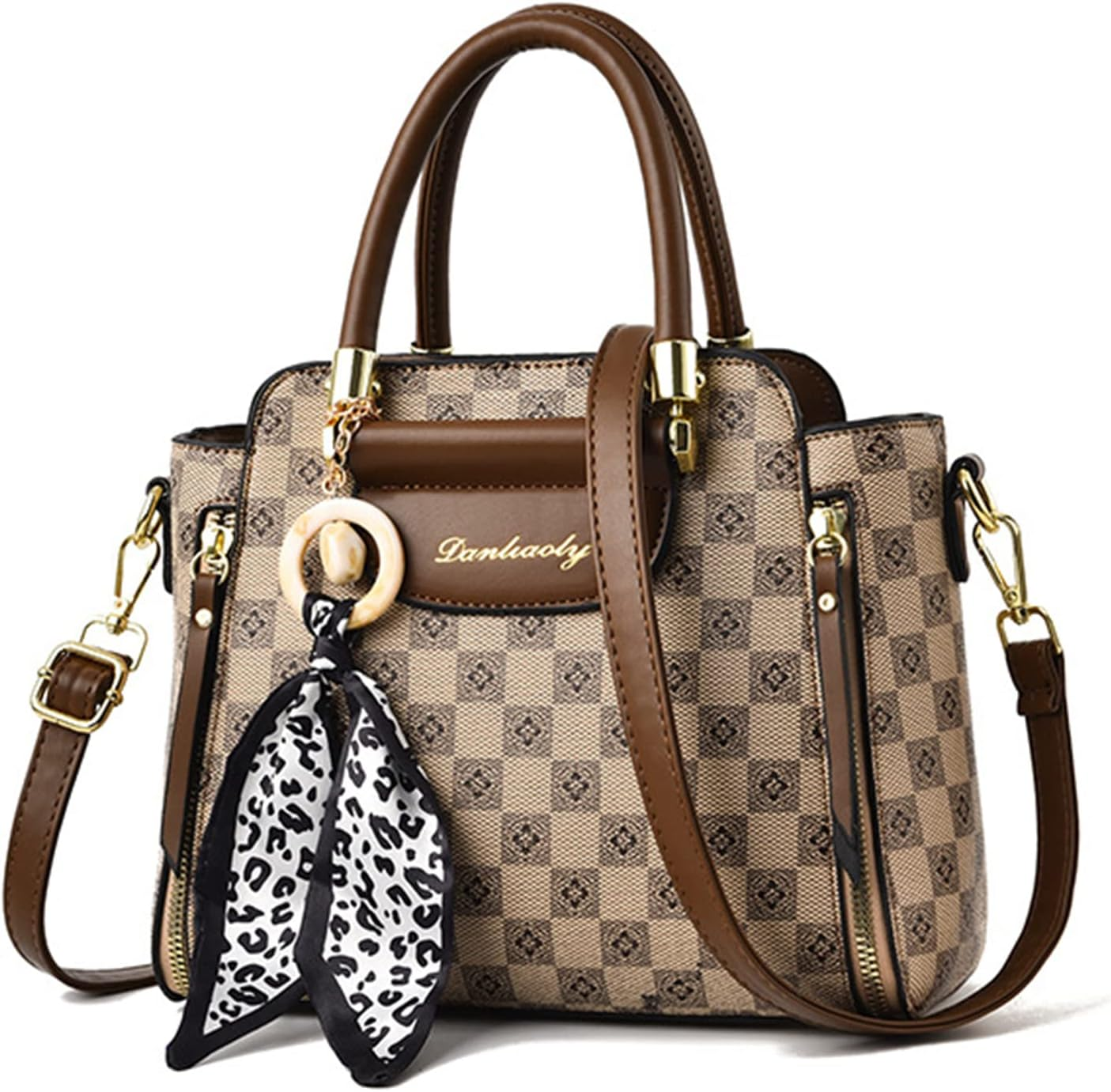 Women Handbags and Purse Tote Bags Ladies Satchel Shoulder Bag Retro Top Handle Hobo Purse