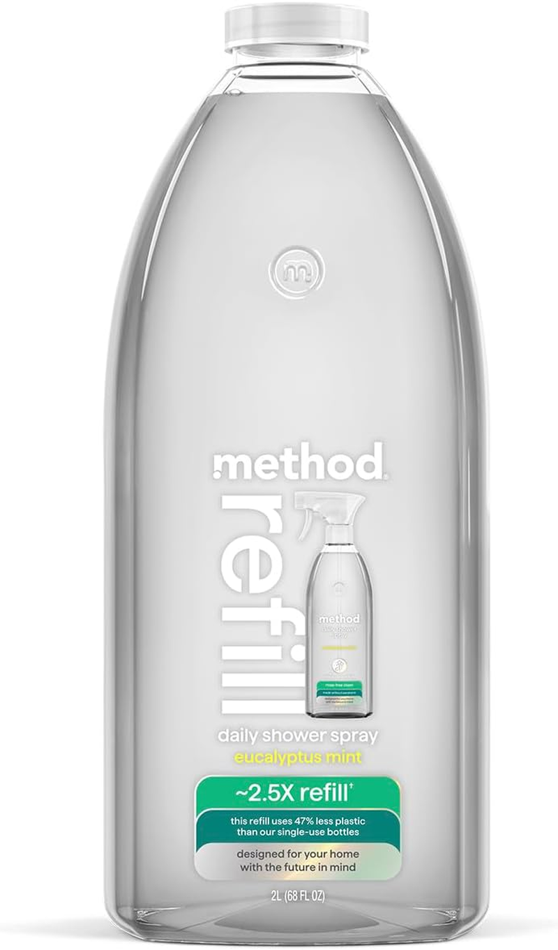 Method Daily Shower Cleaner Refill, Eucalyptus Mint, 68 Fl Oz