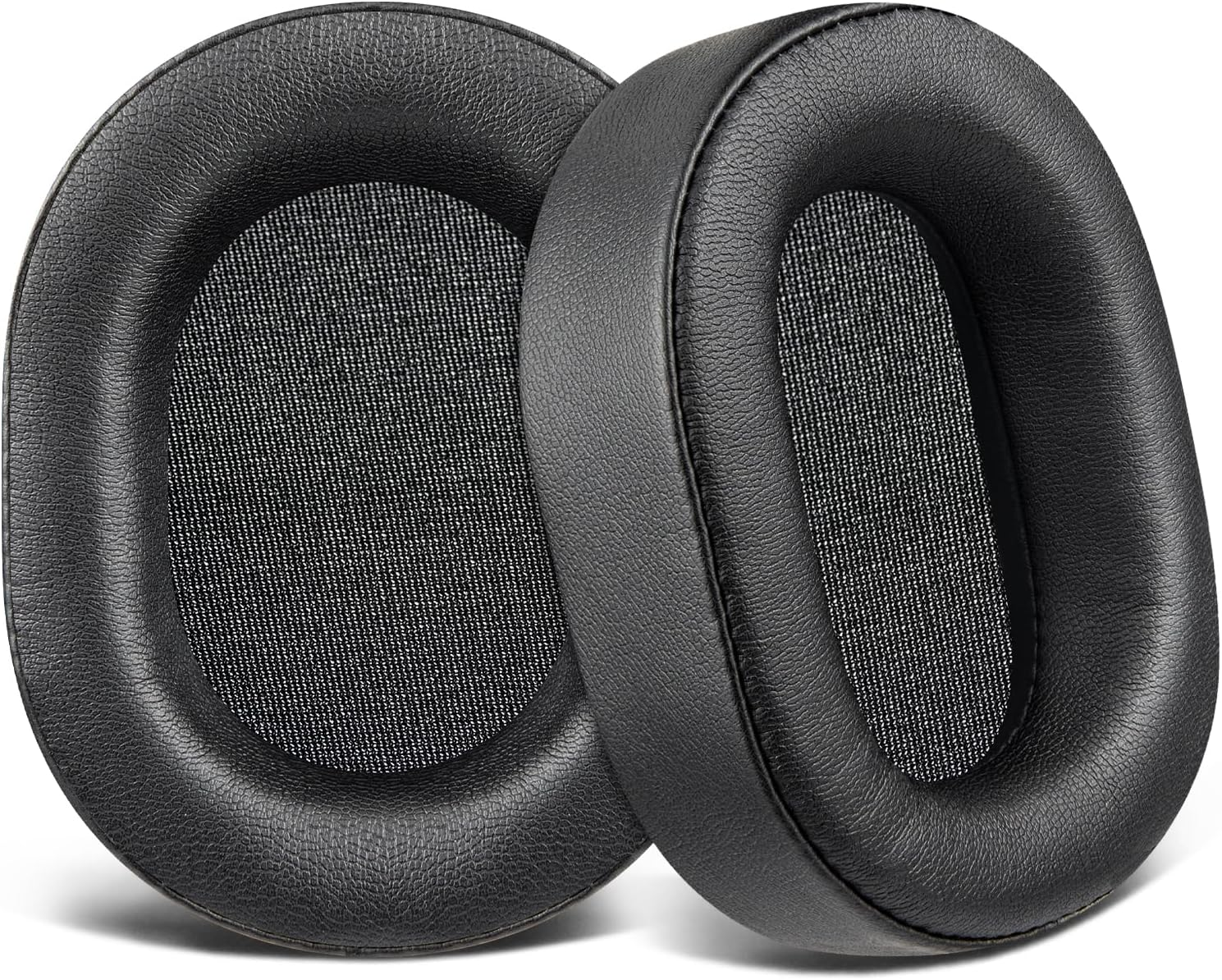 Earpads Replacement for Corsair HS65/HS55 Surround Wired, HS55 Surround V2, HS 65/HS 55 Wireless Core Gaming Headset, Ear Pads Cushions with Soft Protein Leather, High-Density Foam - Black
