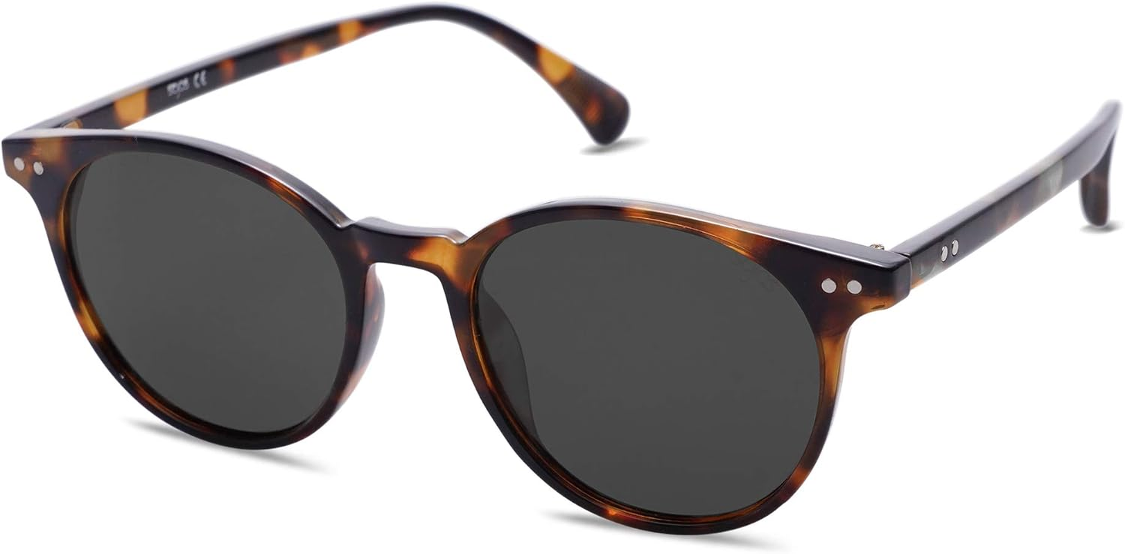 Small round Classic Polarized Sunglasses for Women Men Vintage Style UV400 Lens MAY SJ2113
