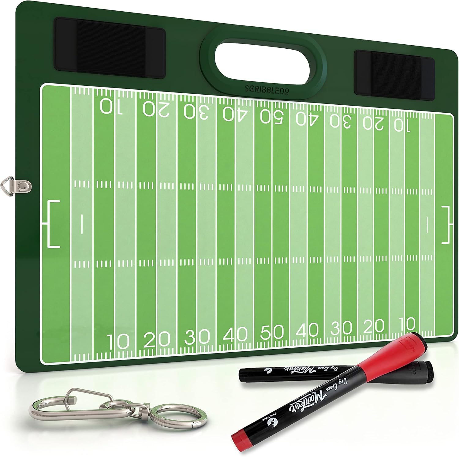 Football Dry Erase Board for Coaches 15X10.5 Double Sided Football Whiteboard Coaching Board Equipment Includes 2 White Board Markers for the Football Accessories the Perfect Coach Gifts