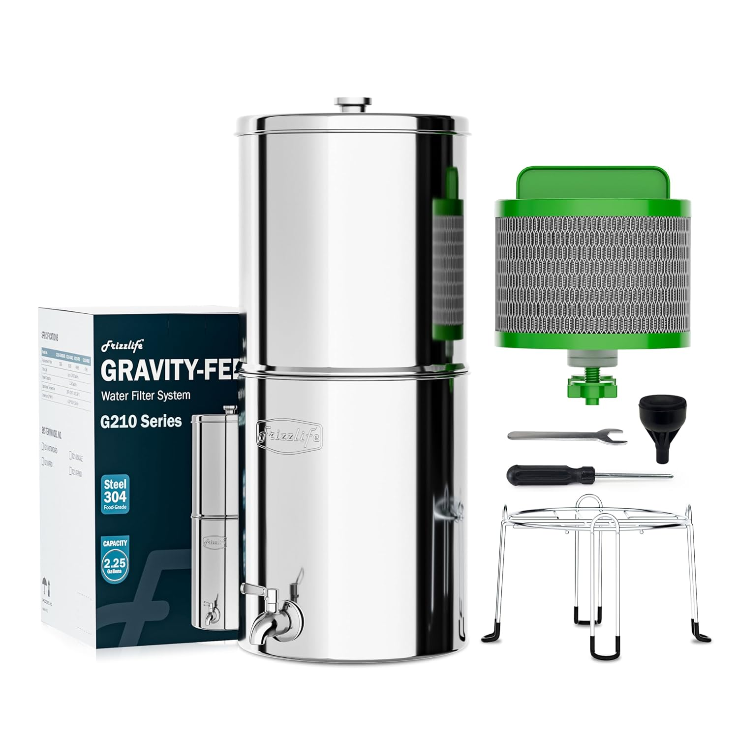 Frizzlife G210-PROX 0.01μm 5-Stage Gravity Water Filter System, NSF Certified... - Picture 10 of 13