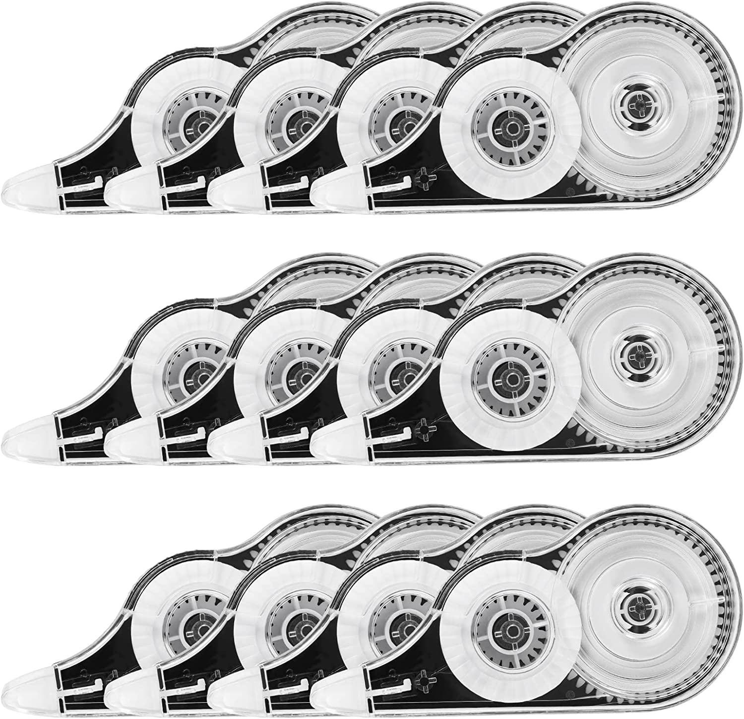 12 Pack Correction Tapes, 39 Feet Each Correction Tape Roller Correction Tape Pen for Students Office Supplies, 1/5 X 472 Inches