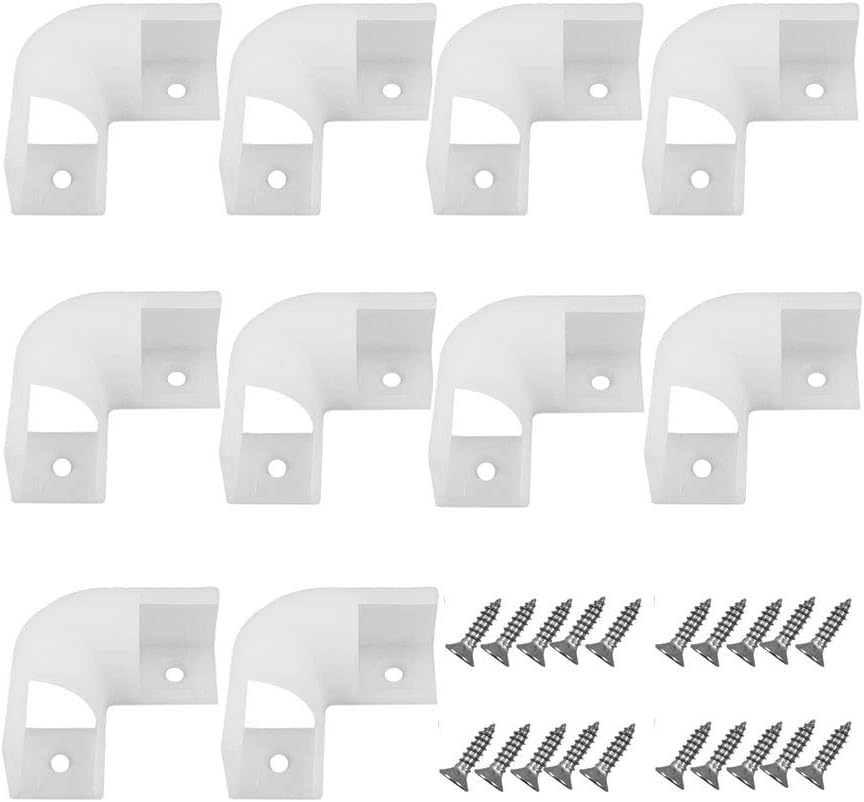 HAMRVL Led Aluminum Channel Corner Kit for Led Strip Lights L Shape