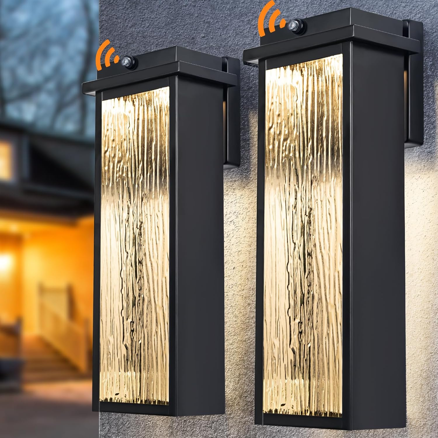 LED Dusk to Dawn Outdoor Wall Light 2Pack 16