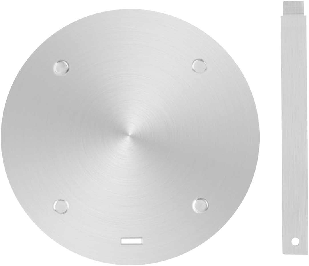 Alnicov 20CM Induction Adapter Plate Stainless Steel Induction Plate Converter with Separable Handle for Gas Stove