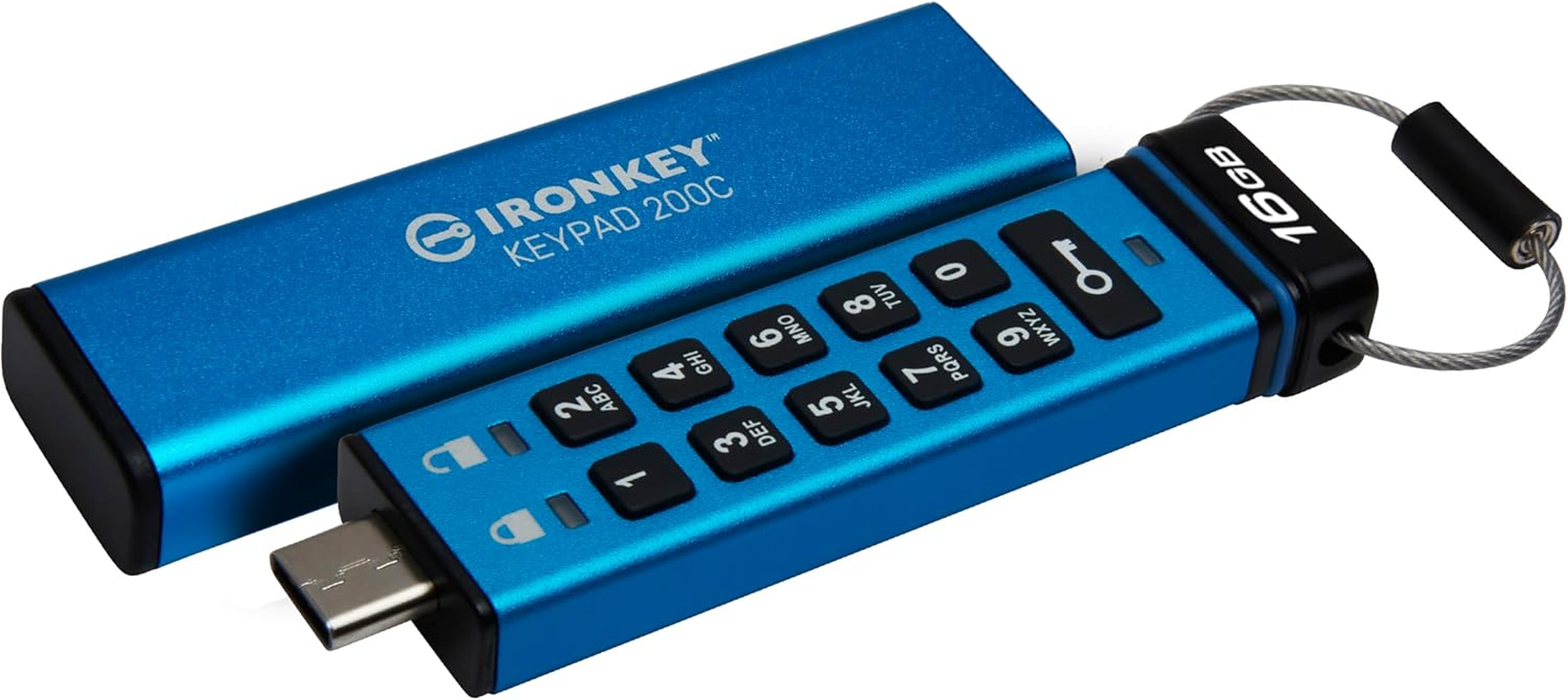 Kingston Ironkey Keypad 200 USB-C 32GB Encrypted Flash Drive | OS Independent... - Picture 9 of 15