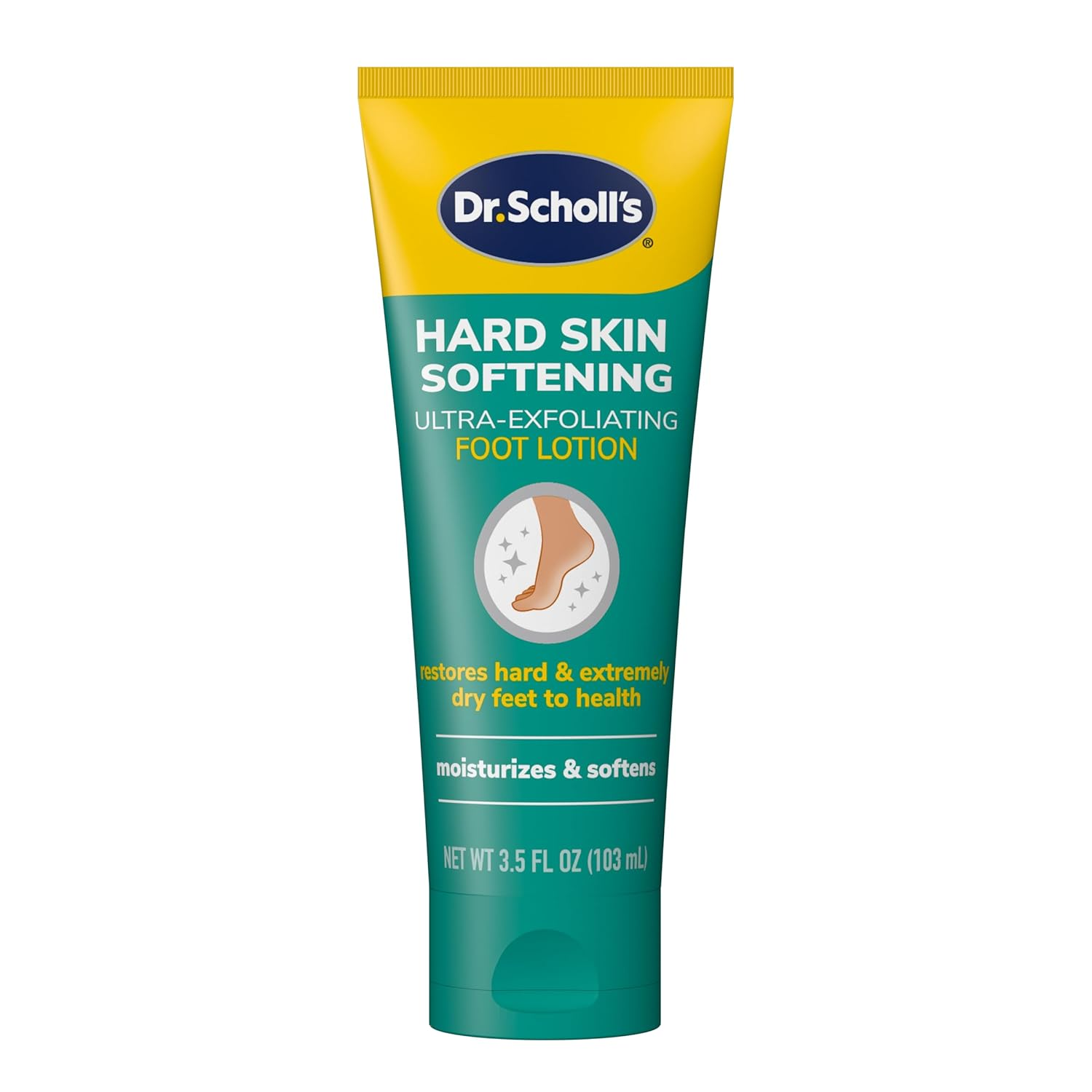 Dry, Flaky Skin Remover Ultra Exfoliating Foot Lotion Cream, . Oz, Moisturizer with Urea for Rough Dry Cracked Feet, Heal and Soothe for Healthy Looking Feet, Intensive Foot Skin Care