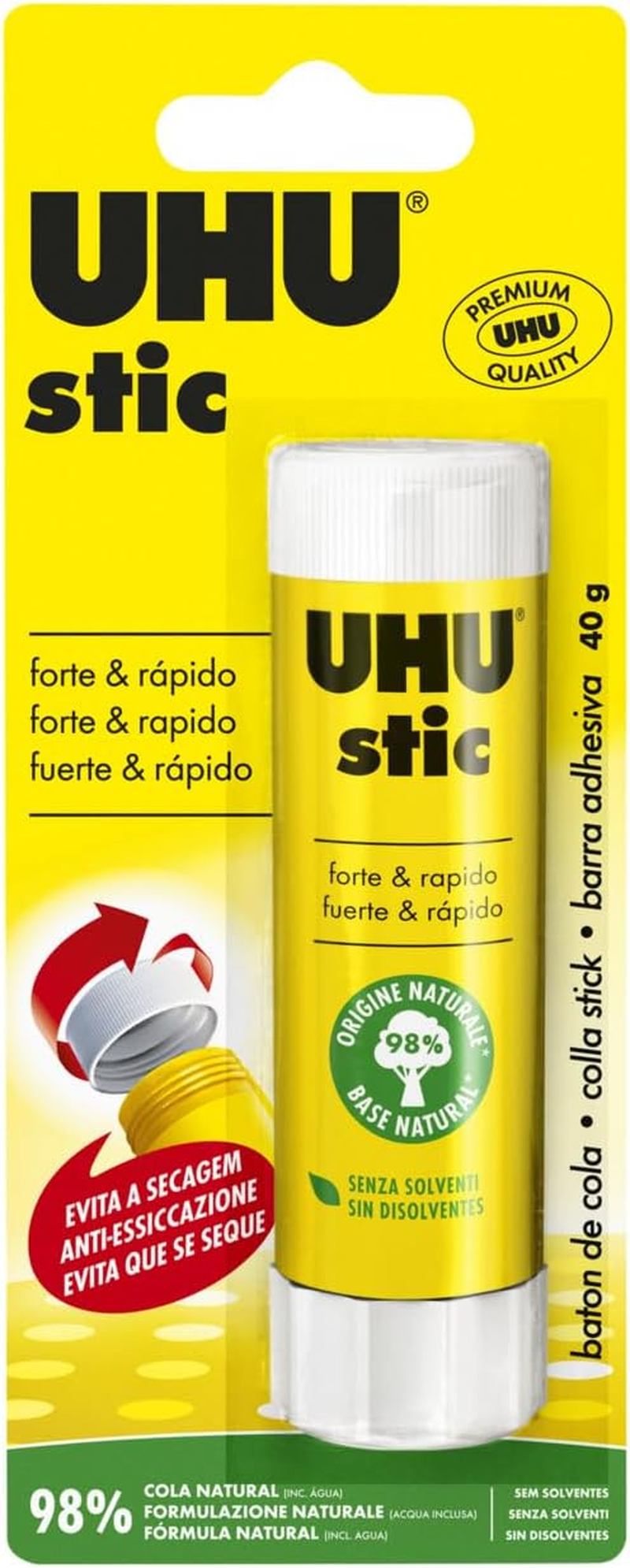 Solvent Freeglue Stick Carded 40 G, (33-50192)
