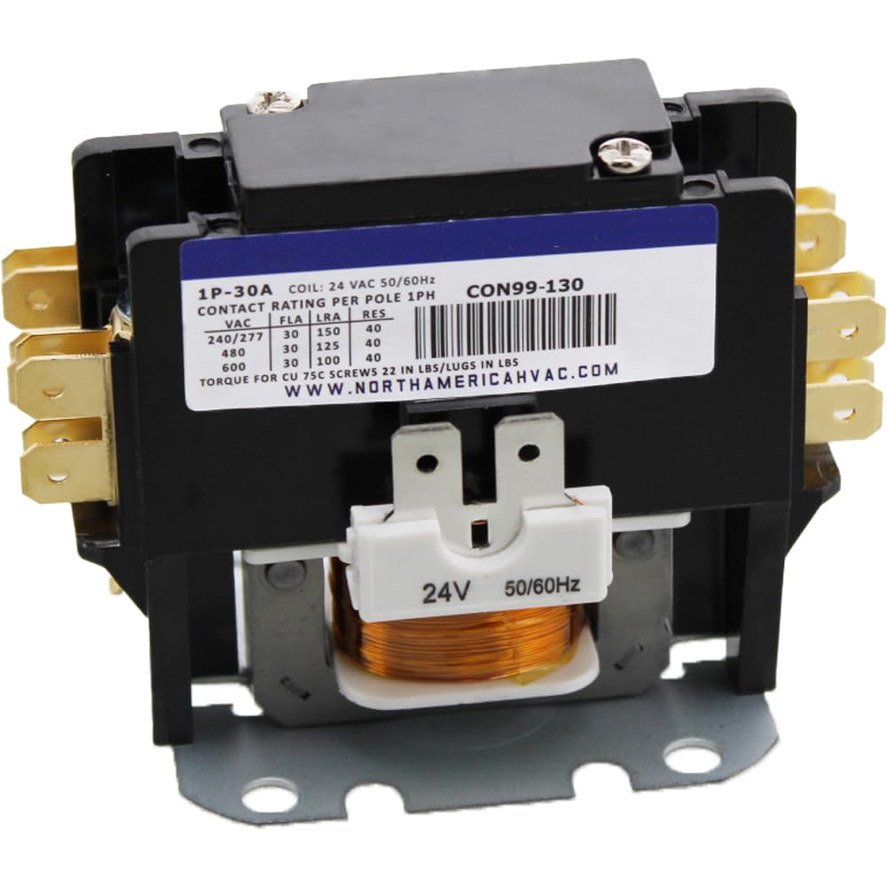 Single Pole Condenser Contactor Directly Replaces Carrier Bryant Payne HN51KC024, HN51CB025, HN51KB024, P282-0311