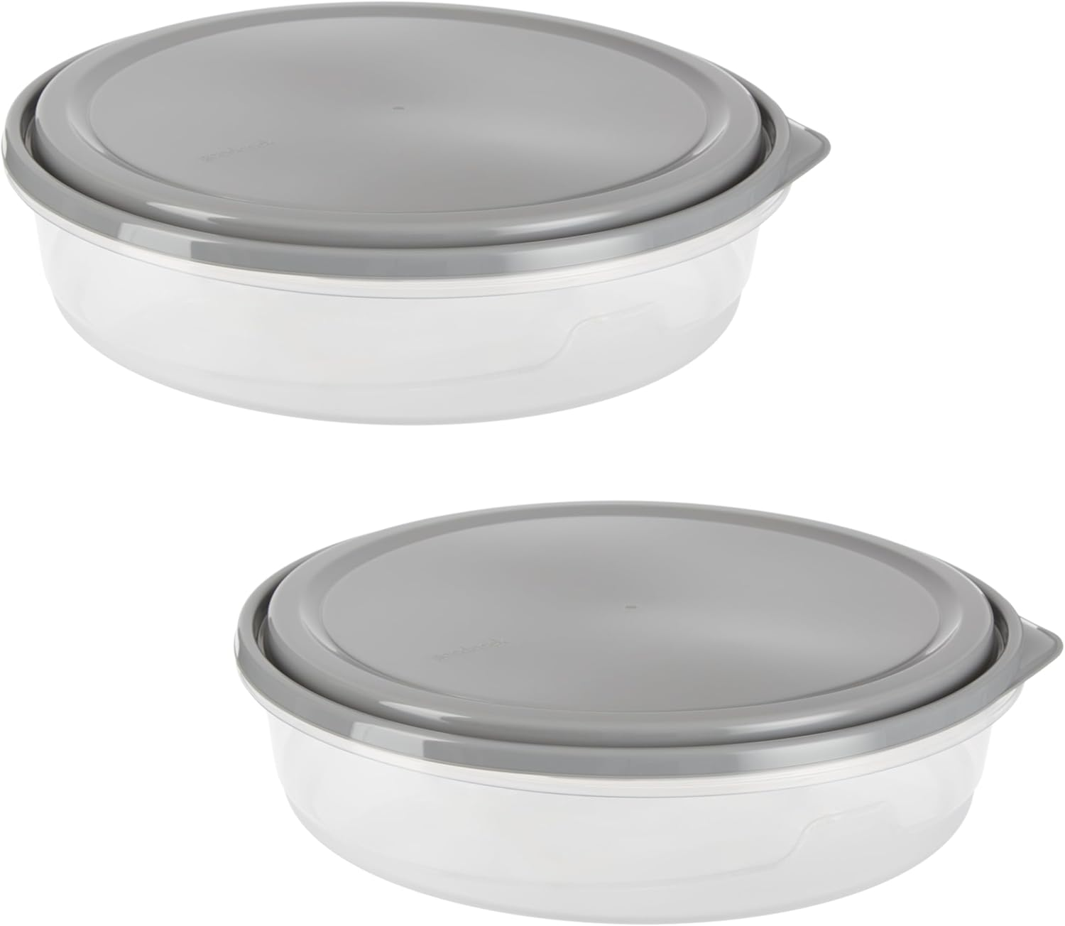 Everyware Extra Large 12 Inch round Container 2 Pack, BPA Free