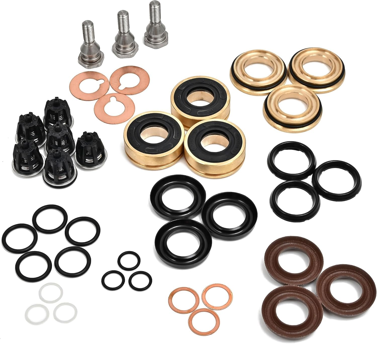Compatible for General Pump Rebuild 20Mm Kit – Replacement Packing Kit for 20Mm Pressure Washer Pump Complete Pressure Washer Seal Kit Set for T1011 TS1011 TS1511 TS2021 TS2011 TS1021