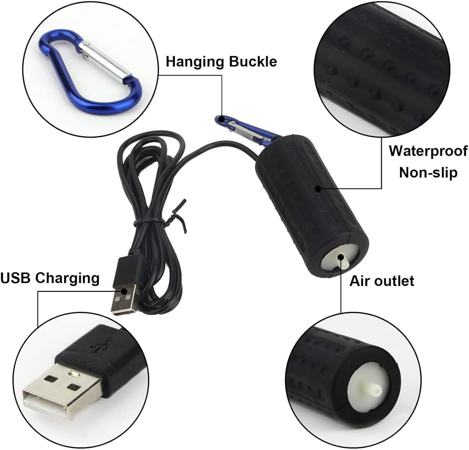 Slient Aquarium Air Pump,Fish Tank Air Pump, Small Silent Aquarium air Pump, ... - Picture 4 of 14