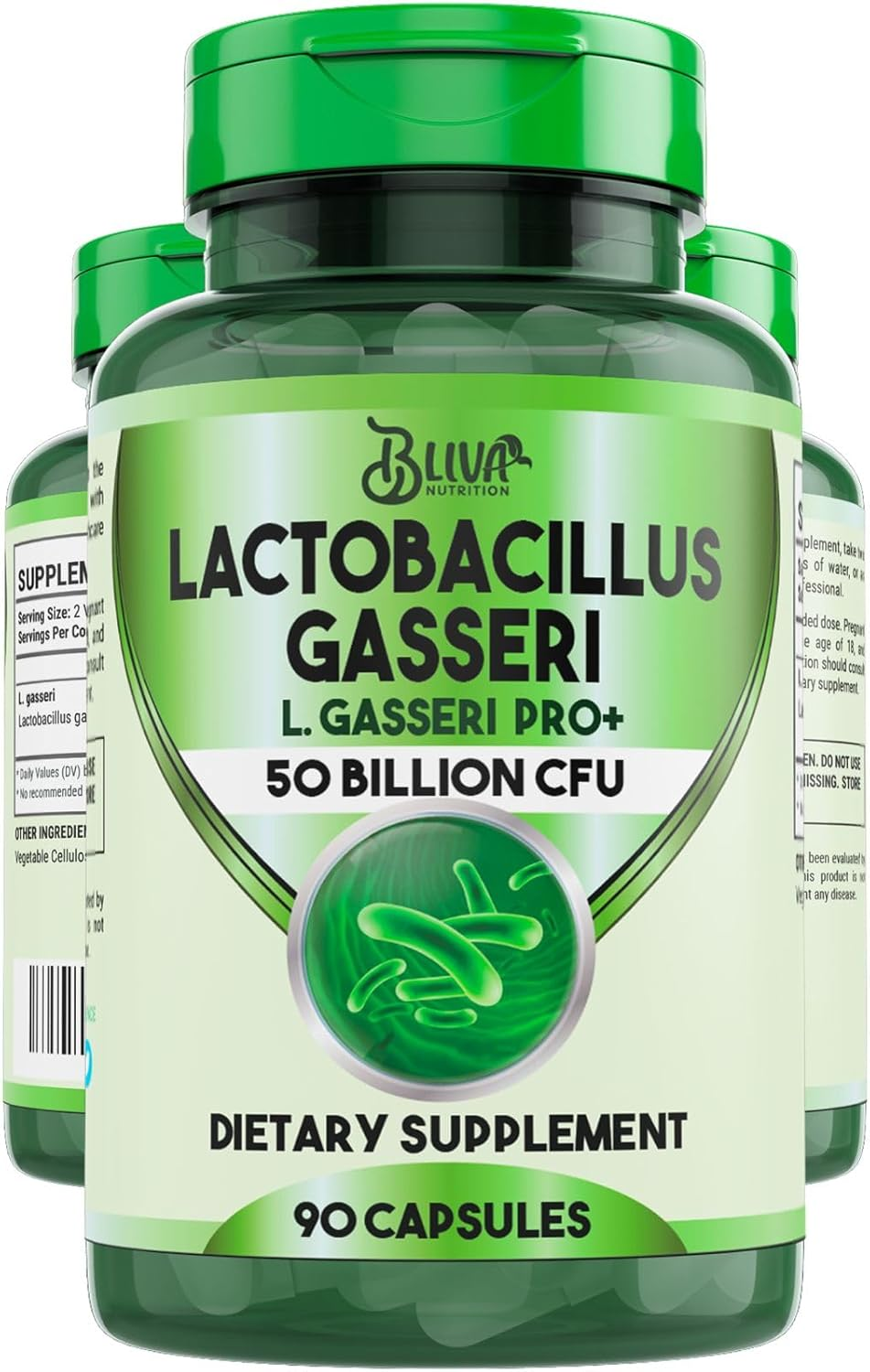 BLIVA Lactobacillus Gasseri Capsules – L Gasseri - 50 Billion CFU per Serving