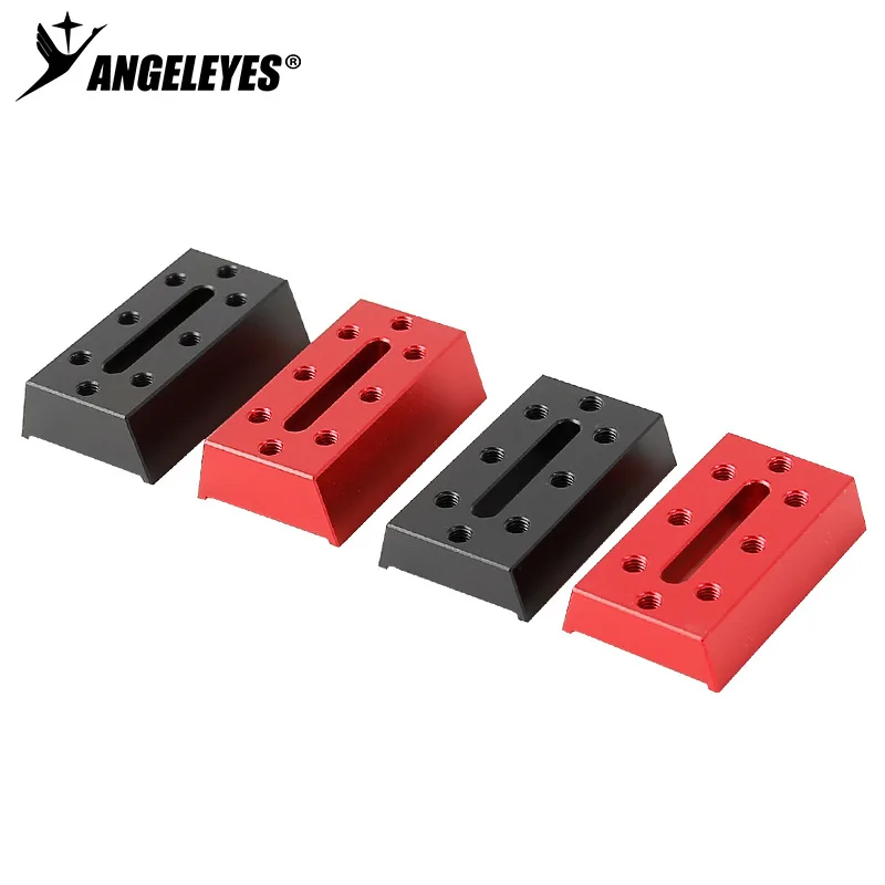 Angeleye 13mm/18mm narrow gauge spacer block, red/black astronomical accessory, guide star ring photography, horizontal height