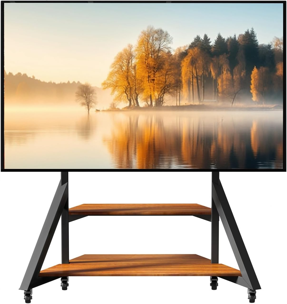 Floor TV Stand for 65-100 Inch Tvs,Adjustable Heights TV Mount