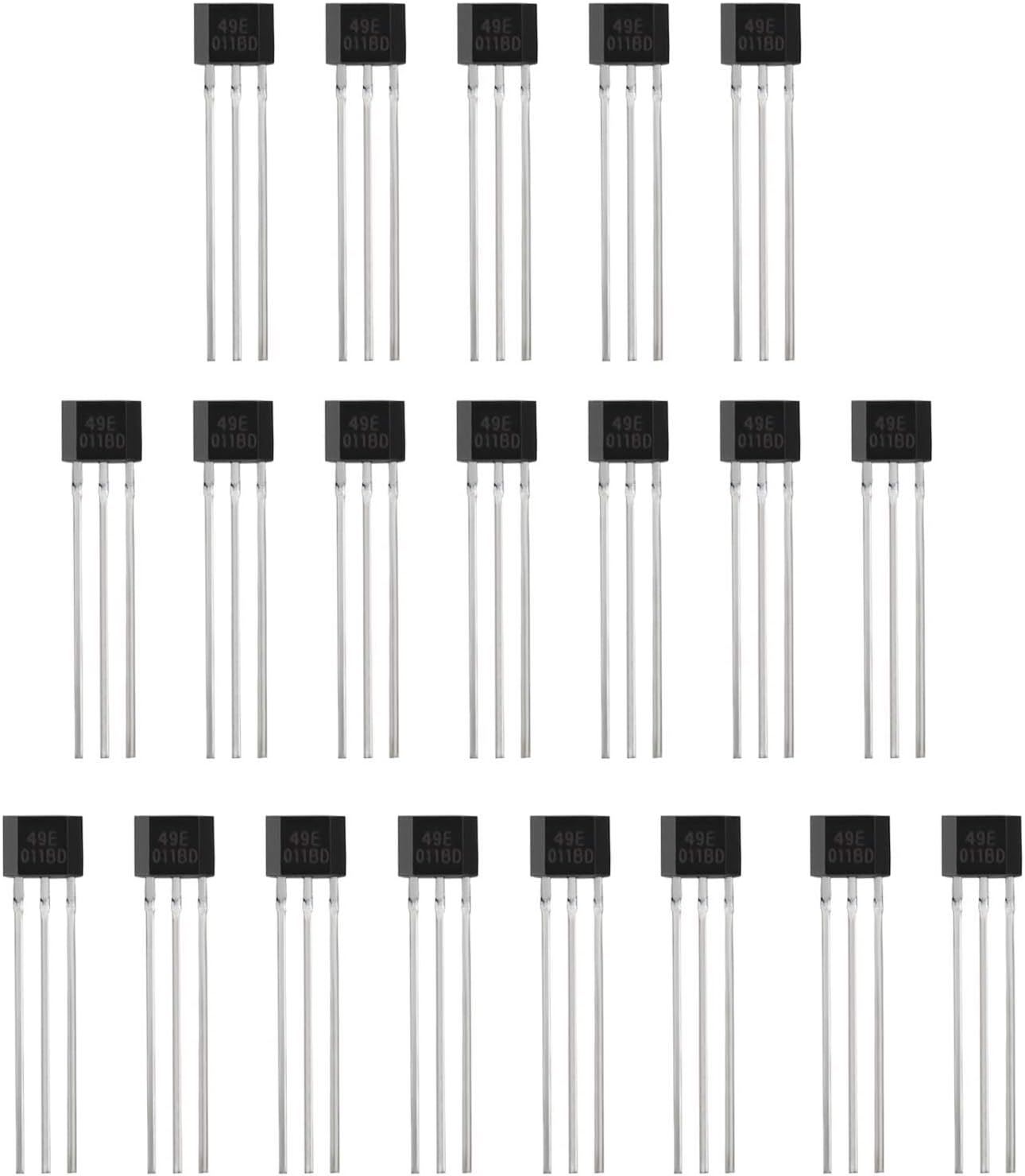 EMSea 10Pcs 49E TO-92 Linear Hall Effect Sensors 3 Pins for Electric Vehicle ... - Picture 11 of 12