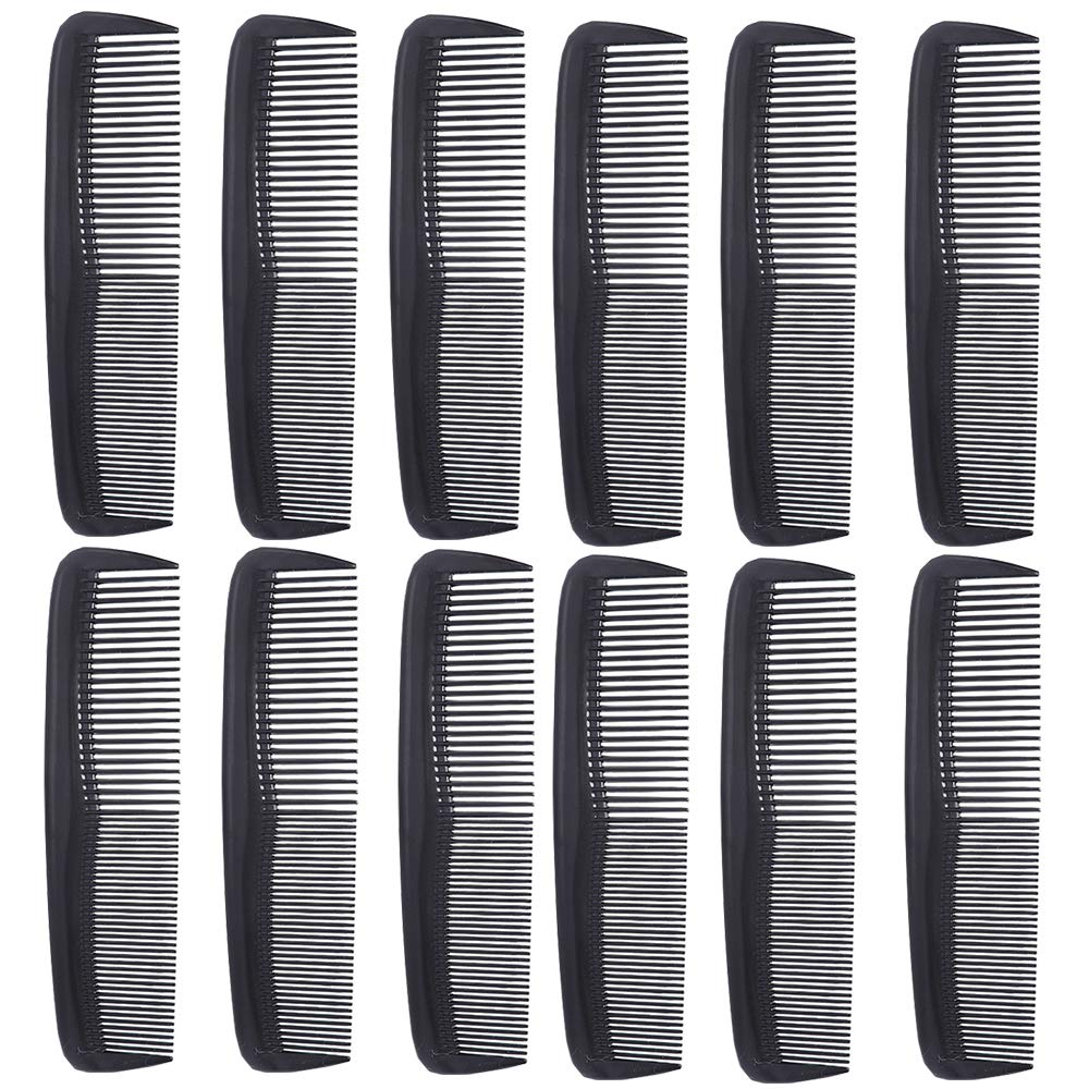 12 Pieces Quality Pocket Hair Comb & Mustache Combs for Hairdressing Comb Hea...