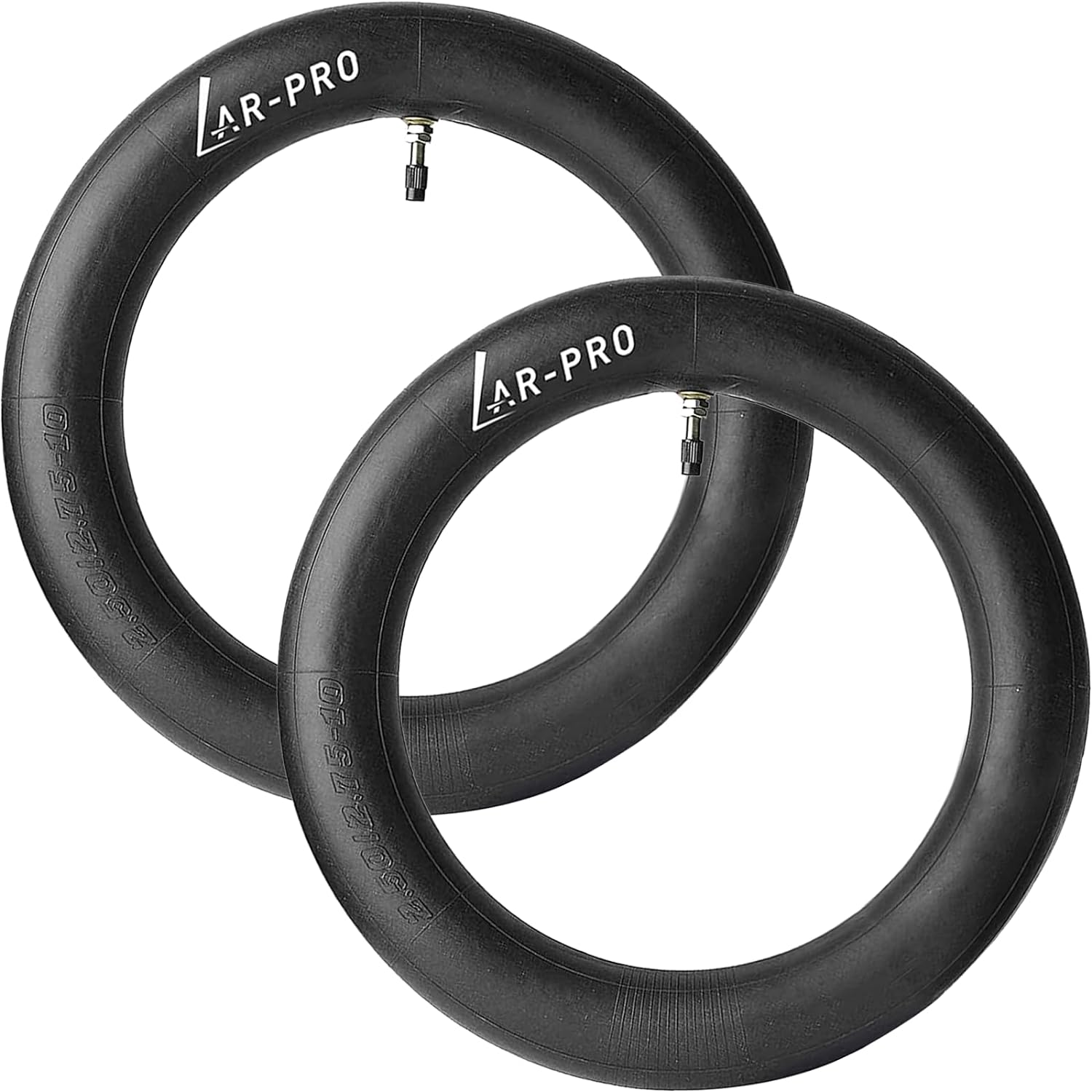 AR-PRO (2-Pack) 2.50/2.75-10 Dirt Bike Replacement Inner Tubes Heavy Duty|Compatible with Honda Crf50 /Xr50, Razor MX650 / MX500, Suzuki DRZ70 / JR50, Yamaha PW50